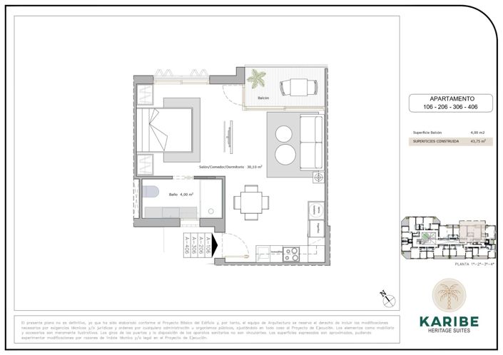 Image No.22-1 Bed Apartment for sale