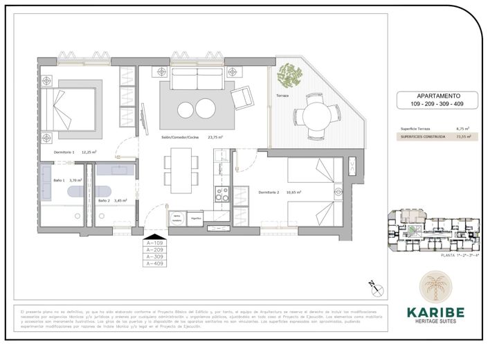 Image No.25-1 Bed Apartment for sale