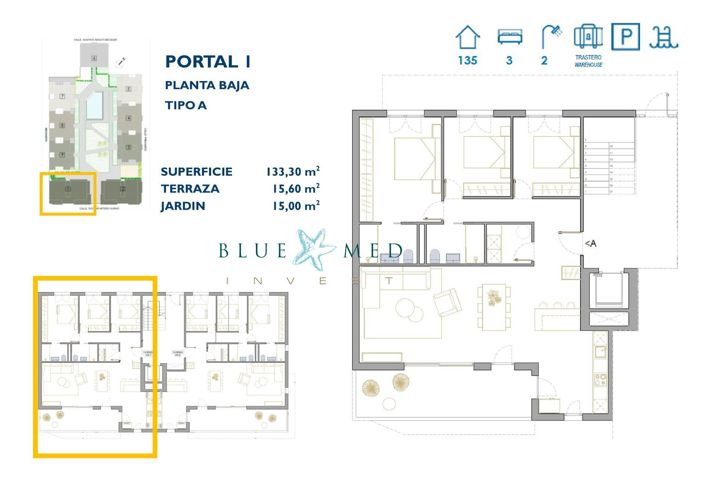 Image No.6-3 Bed Apartment for sale