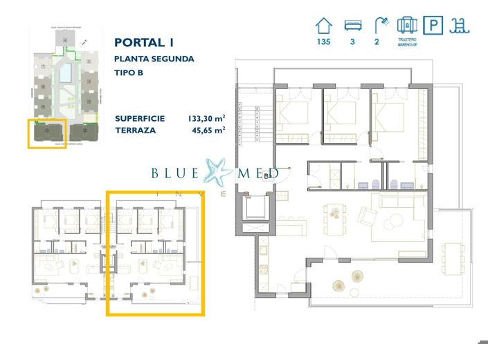Image No.11-3 Bed Apartment for sale