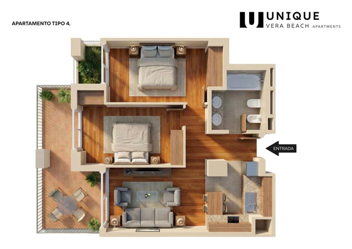 Image No.22-2 Bed Apartment for sale