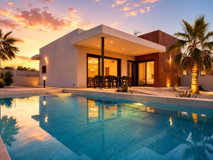 Brand New Detached Villa with Private Pool and Mountain Views in Los Gallardos, Almería