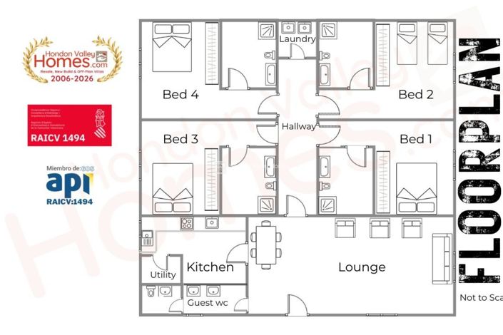 Image No.4-4 Bed Property for sale