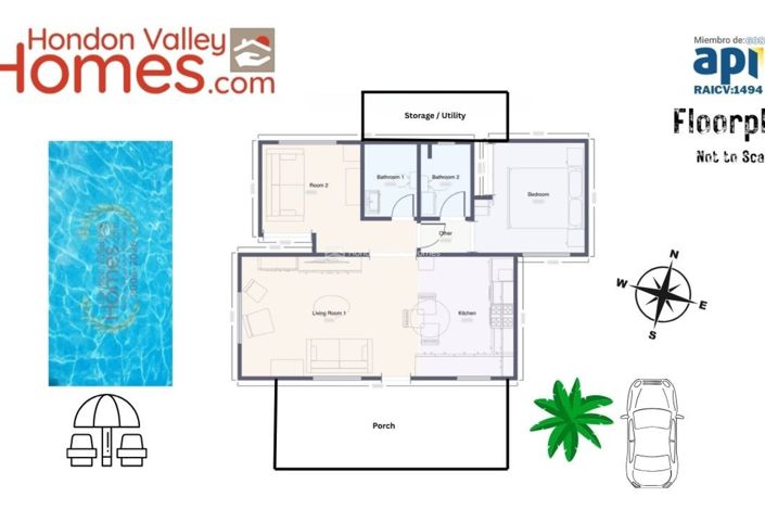 Image No.50-2 Bed Villa for sale