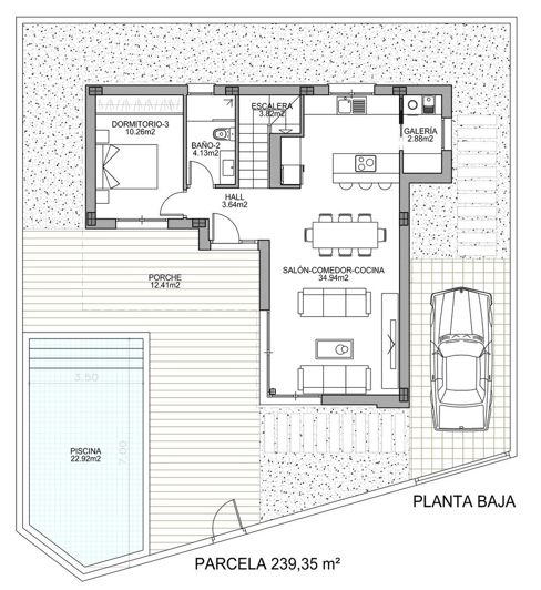Image No.1-Villa de 3 chambres à vendre à Benijofar