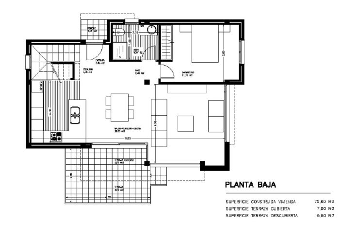 Image No.1-Villa de 3 chambres à vendre à Jesús Pobre
