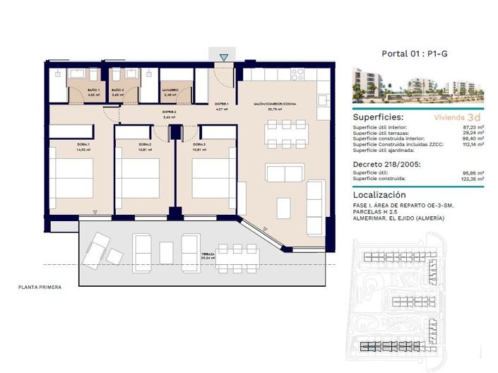 Image No.20-Appartement de 3 chambres à vendre à Almerimar