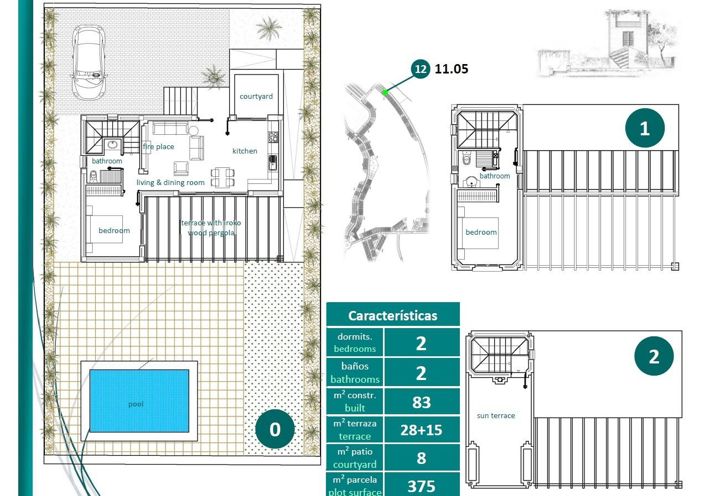 Image No.17-2 Bed Villa for sale