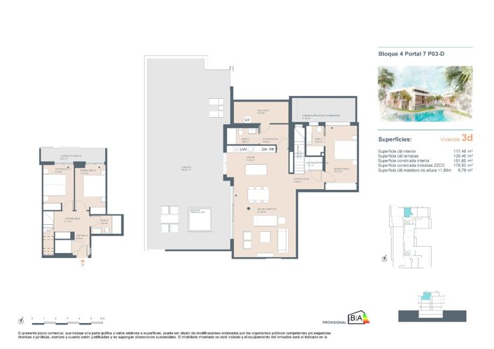 Image No.23-3 Bed Penthouse for sale