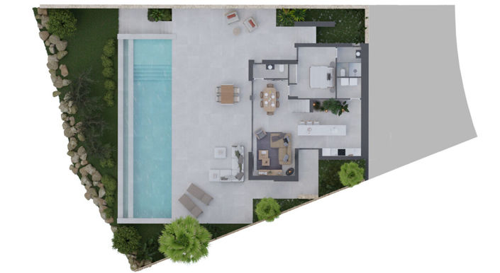 Image No.5-Villa de 3 chambres à vendre à Finestrat