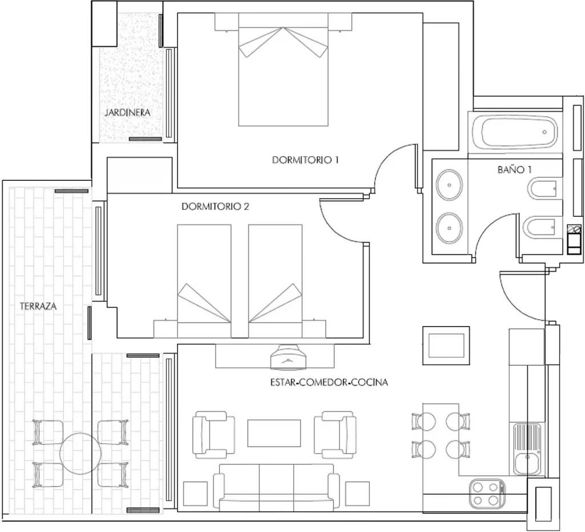 Image No.22-2 Bed Apartment for sale