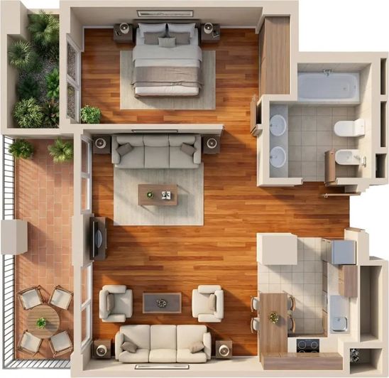 Image No.18-1 Bed Apartment for sale