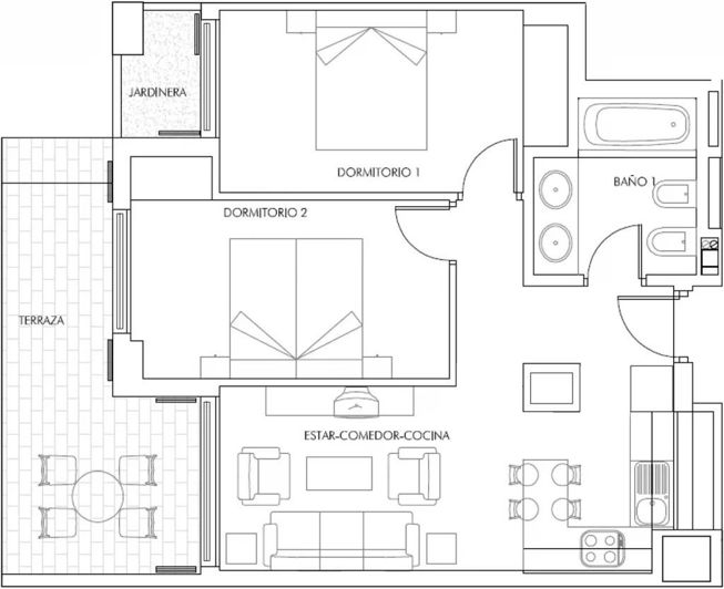 Image No.22-2 Bed Apartment for sale