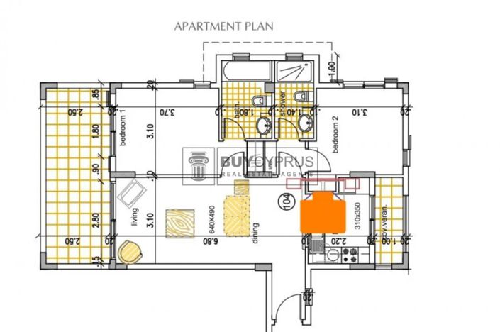 Image No.6-Appartement de 2 chambres à vendre à Mandria