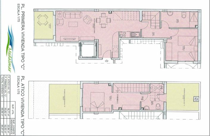 Image No.2-Penthouse de 2 chambres à vendre à San Juan De Los Terreros