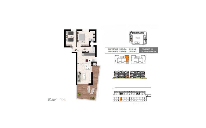 Image No.28-2 Bed Apartment for sale