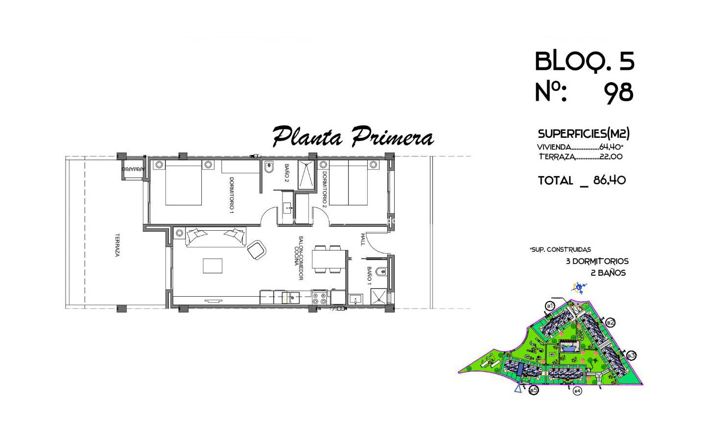 Image No.21-2 Bed Apartment for sale