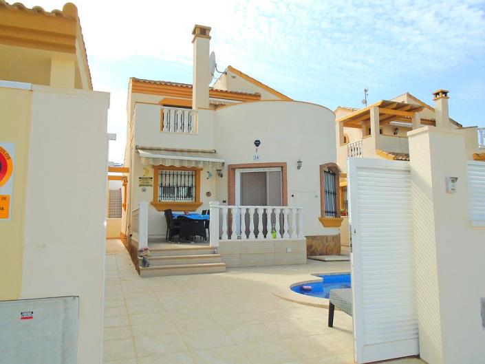 Image No.1-Villa / Détaché de 3 chambres à vendre à Pilar de la Horadada