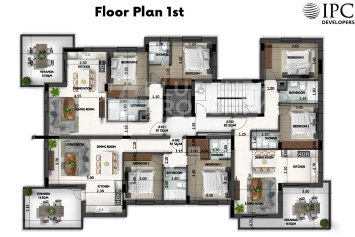 Image No.19-Appartement de 2 chambres à vendre à Larnaca