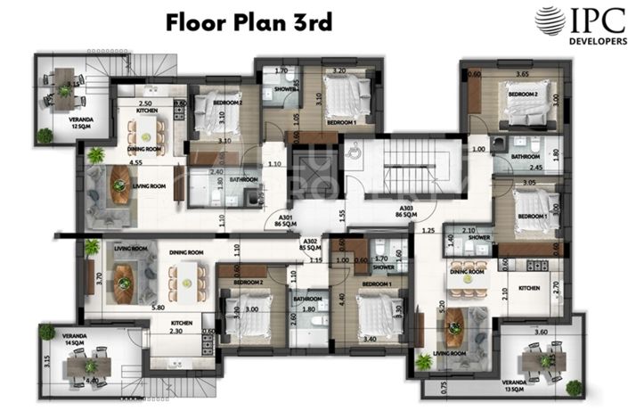 Image No.21-Appartement de 2 chambres à vendre à Larnaca