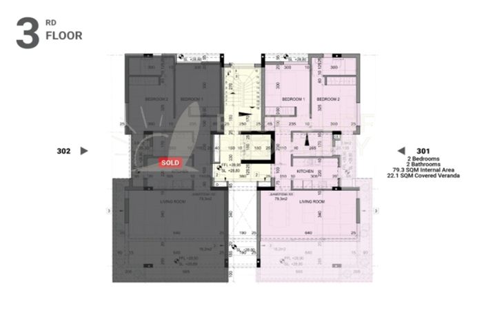 Image No.13-Appartement de 3 chambres à vendre à Mckenzie