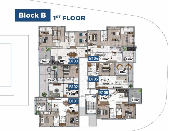 Image No.9-3 Bed Apartment for sale