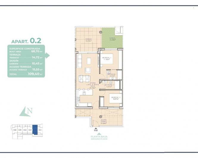 Image No.13-Appartement de 2 chambres à vendre à Los Alcázares