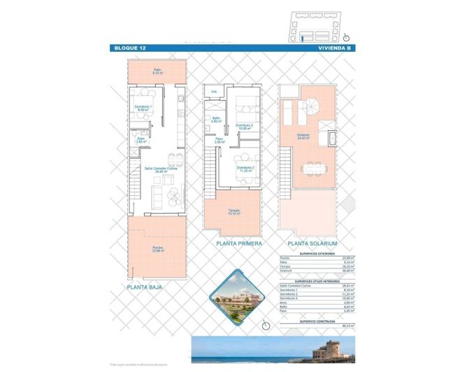 Image No.32-3 Bed Townhouse for sale