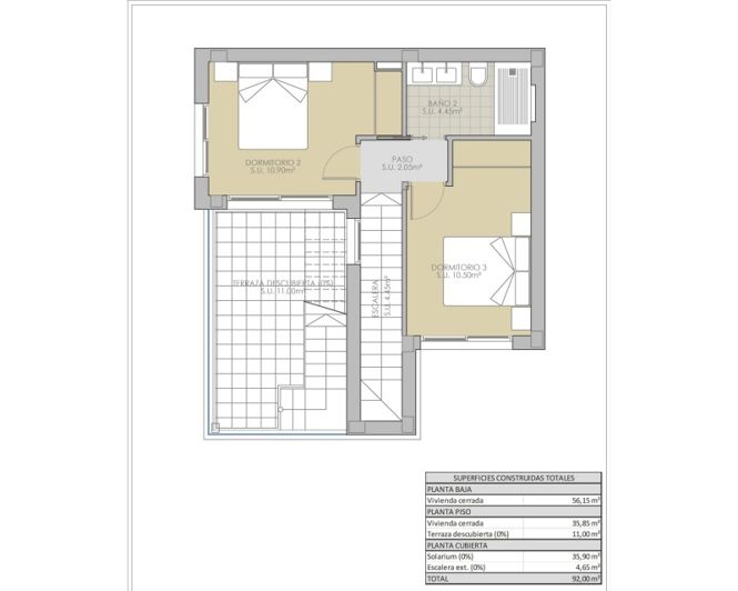 Image No.11-Villa de 3 chambres à vendre à San Miguel de Salinas