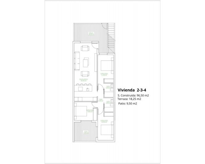 Image No.9-Appartement de 3 chambres à vendre à San Pedro del Pinatar