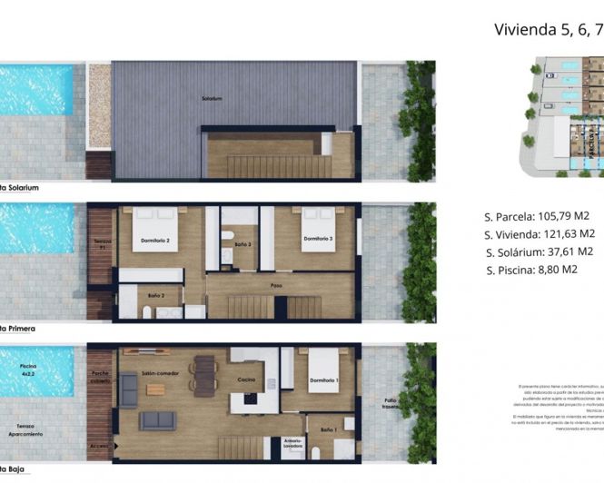 Image No.14-3 Bed Townhouse for sale