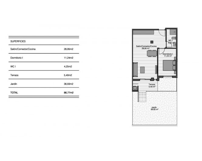Image No.25-1 Bed Apartment for sale
