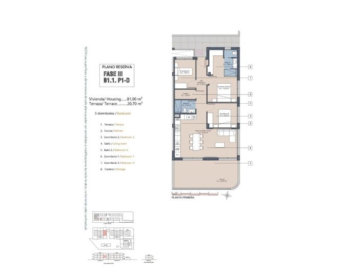 Image No.49-3 Bed Apartment for sale