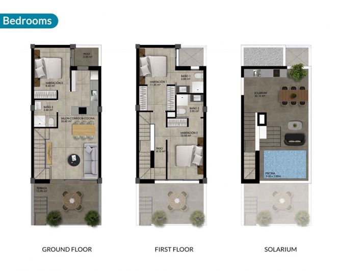 Image No.20-Maison de ville de 3 chambres à vendre à Dolores