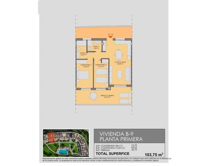 Image No.19-2 Bed Apartment for sale