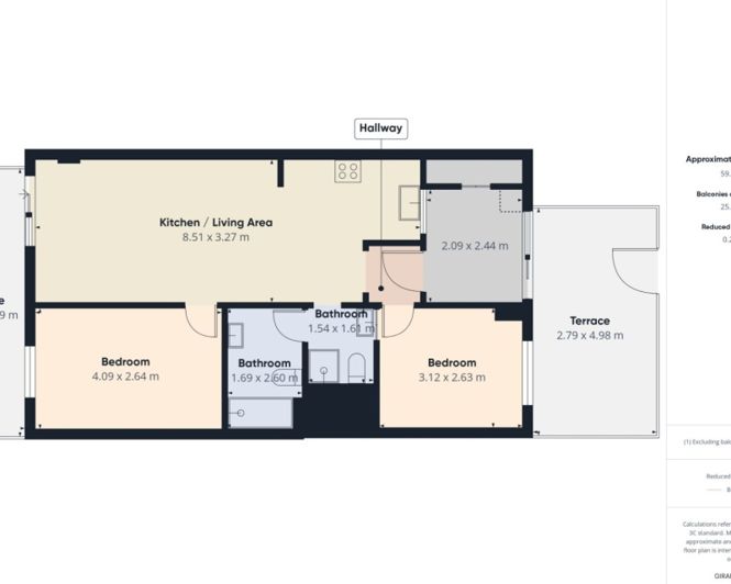 Image No.30-2 Bed Apartment for sale