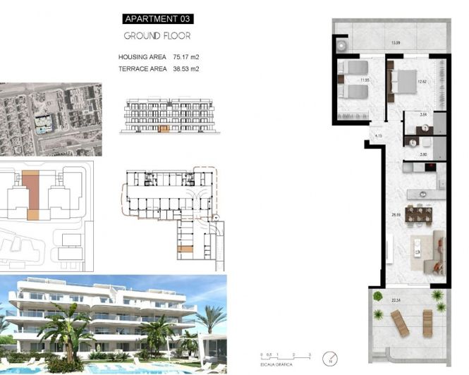 Image No.20-2 Bed Apartment for sale