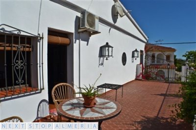 Upstairs terrace