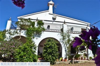 Side view of property