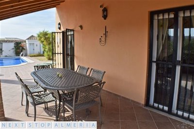 Covered terrace