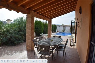 Covered terrace