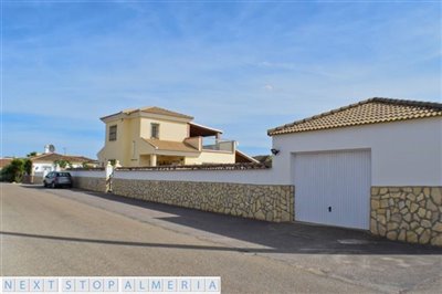 Front of the house and garage