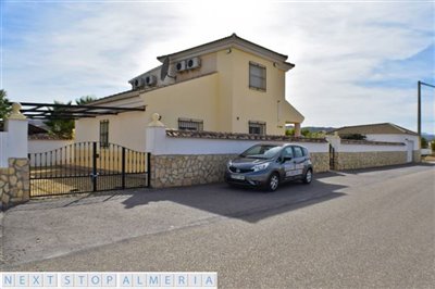 Front of the house and extra parking