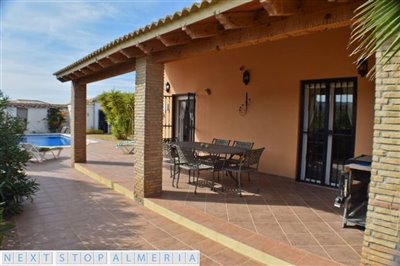 Covered terrace