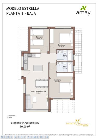 Image No.34-Propriété de 3 chambres à vendre à Vera Playa