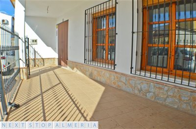 Entrance terrace