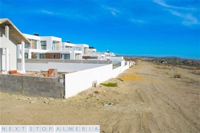 Rear of the already completed properties