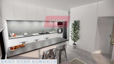 Artist's impression of the kitchen