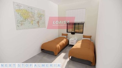 Artist's impression of the second bedroom