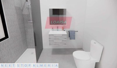 Artist's impression of the bathroom